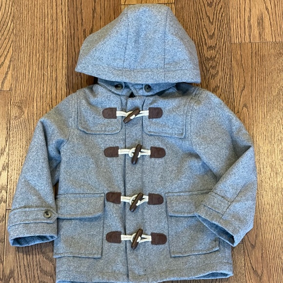 Janie and Jack Wool Toggle Coat- Size 3/4 - Picture 3 of 12